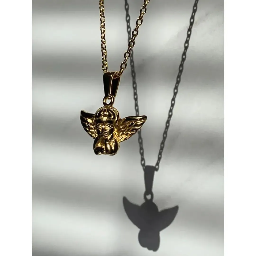 Mini Guardian Angel Necklace