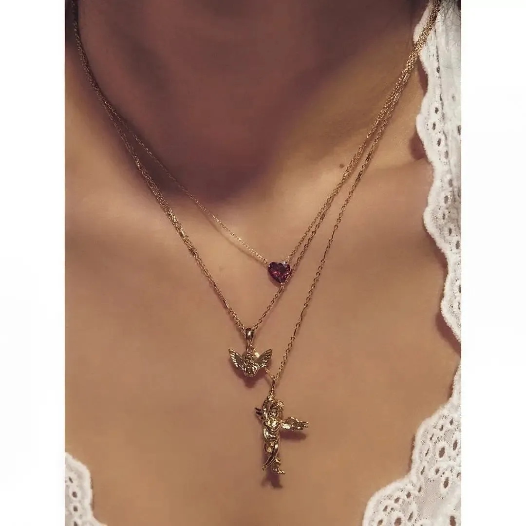 Mini Guardian Angel Necklace