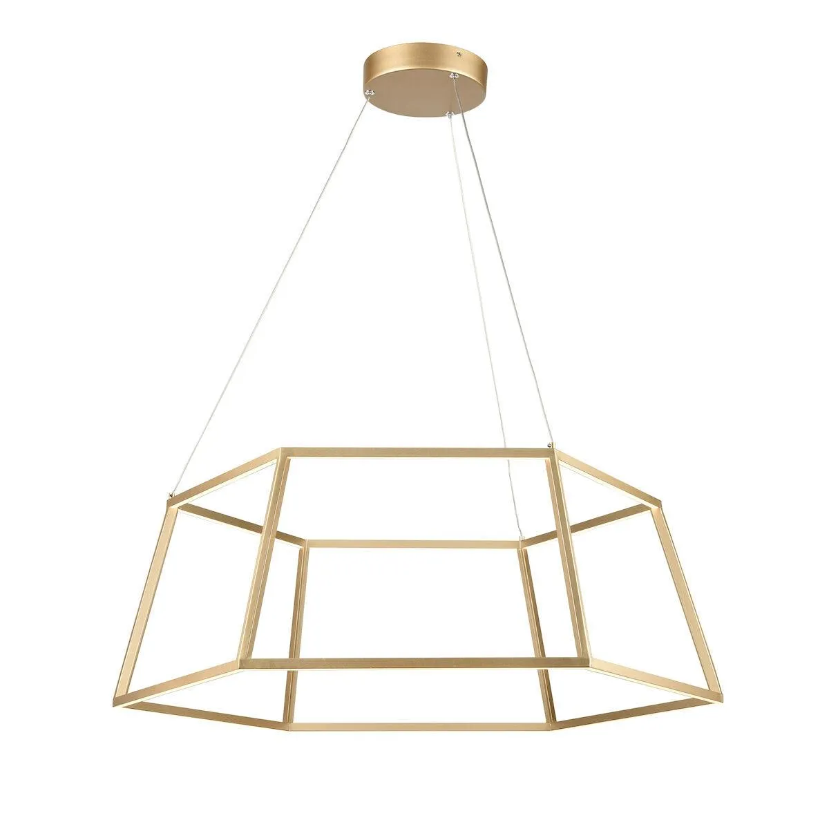 Minimalist Hexagon Chandelier