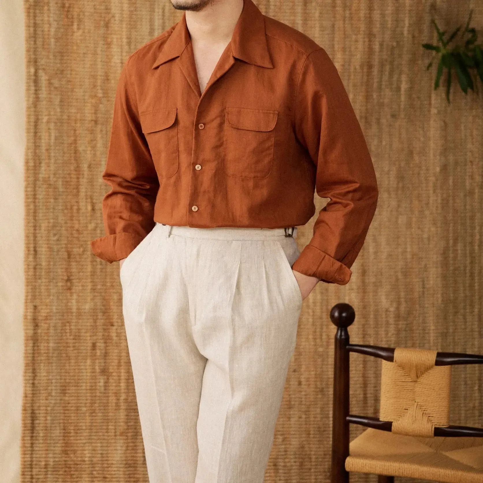 Minimalist Long Sleeve Shirt - Cross & Crown