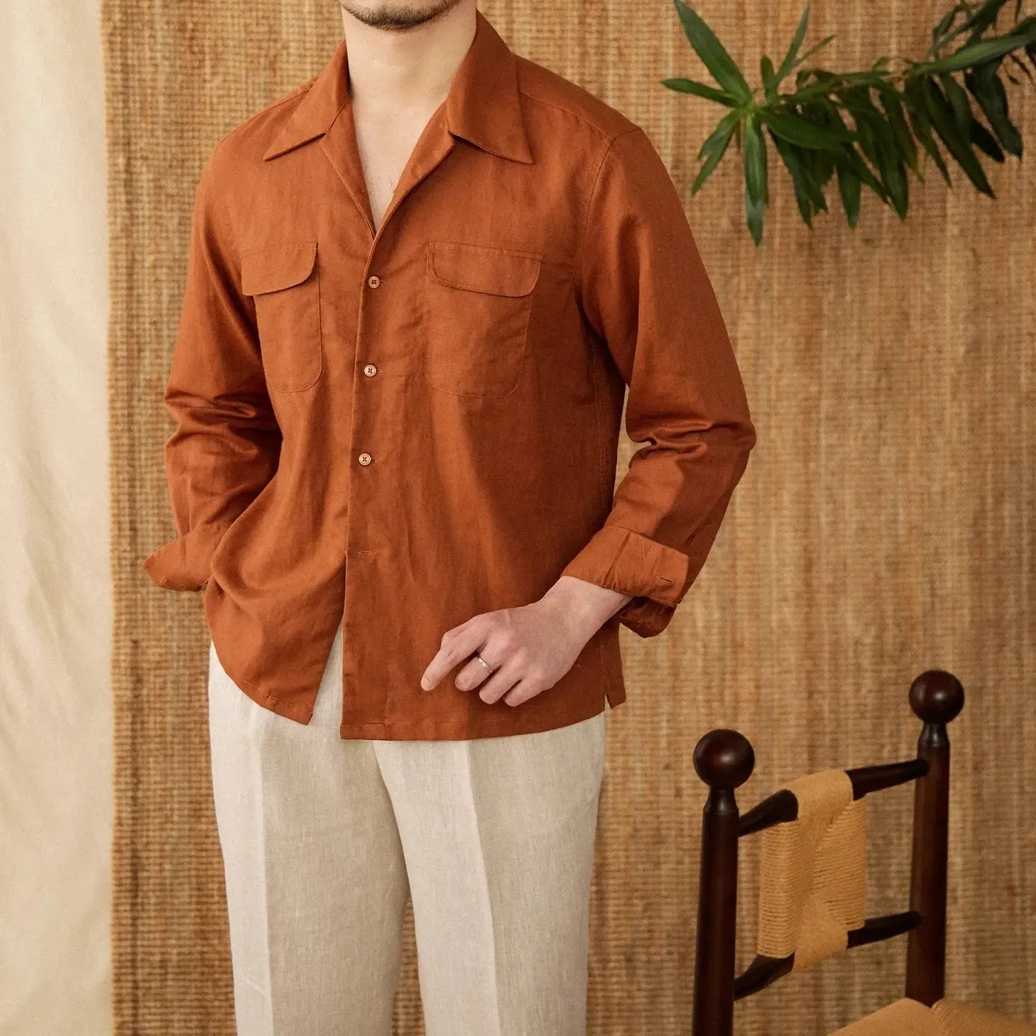 Minimalist Long Sleeve Shirt - Cross & Crown