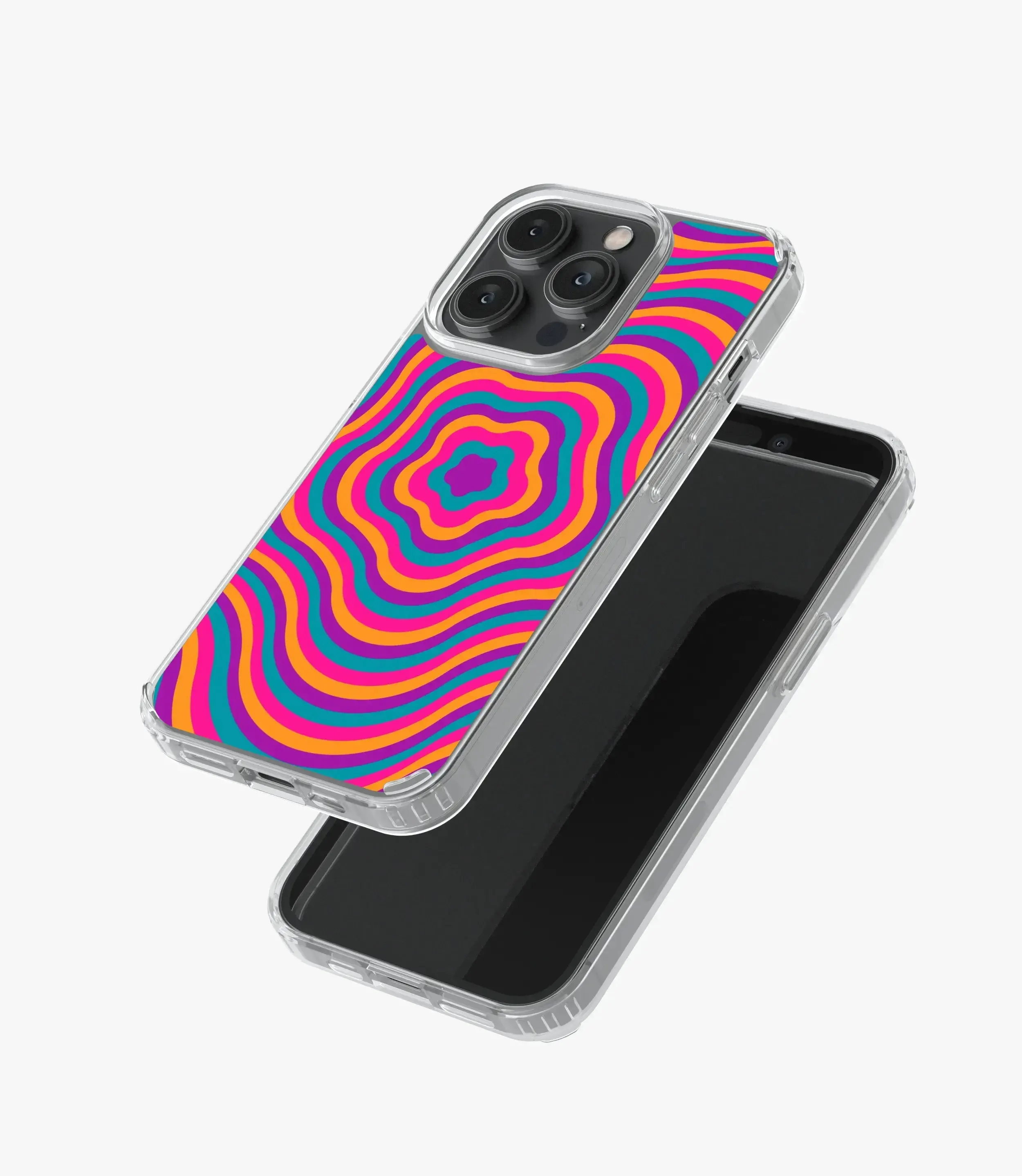 Modern Retro Liquid Silicone Case