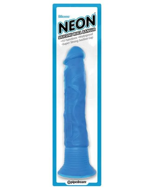 Neon Luv Touch Vibrating Silicone 7.5 Inch Wall Banger