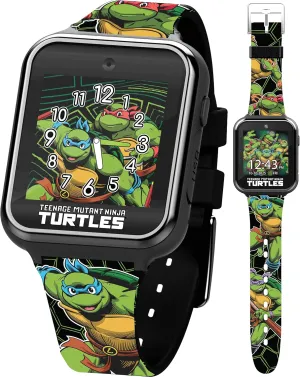 Nickelodeon Teenage Mutant Ninja Turtles Kids Smart Watch with Camera Voice Recorder Calculator and Fitness Tracker  Interactive Touchscreen Games and 10 Watch Faces  Wrist Sizes 5.5" to 8"