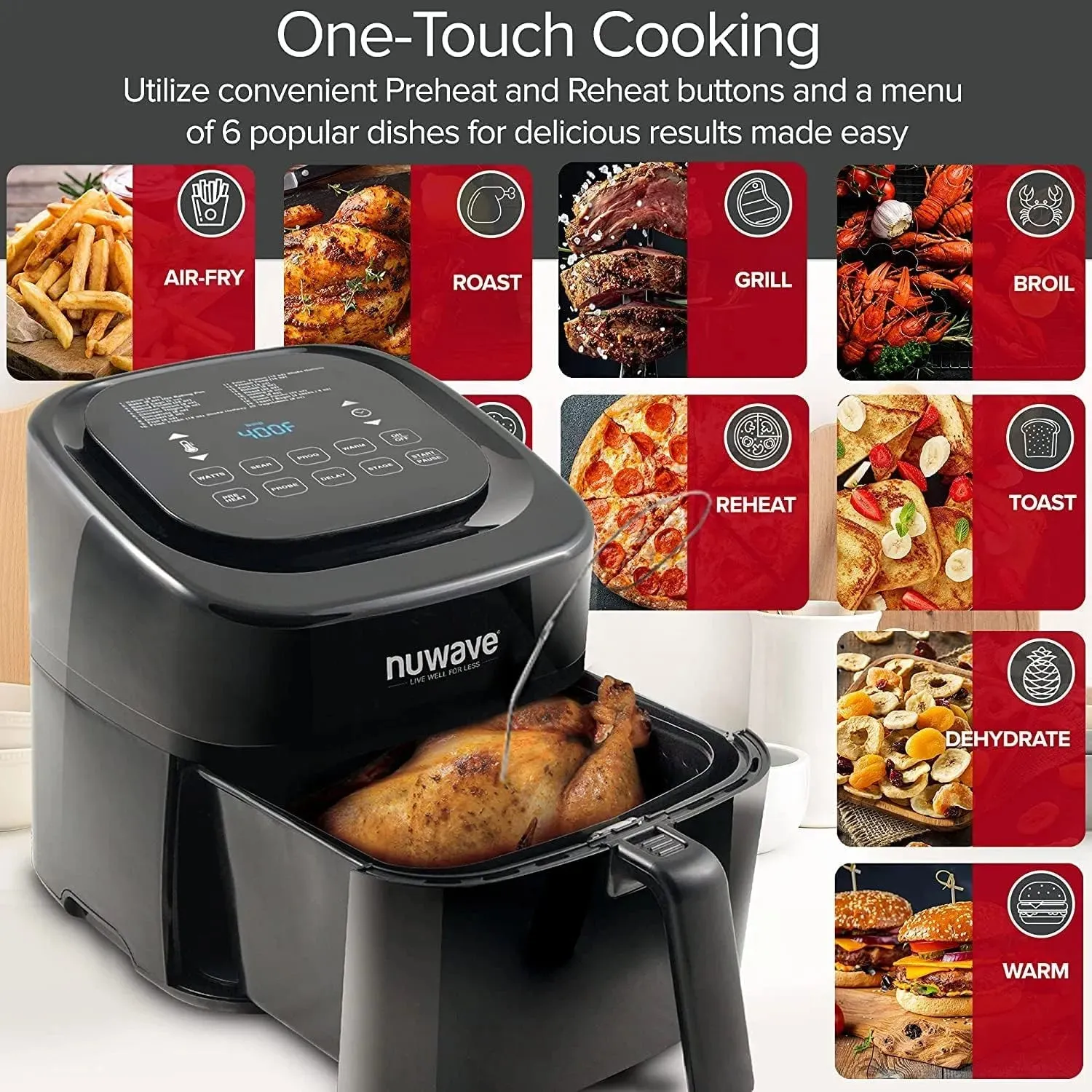 Nuwave Brio 6 QT Digital Air Fryer