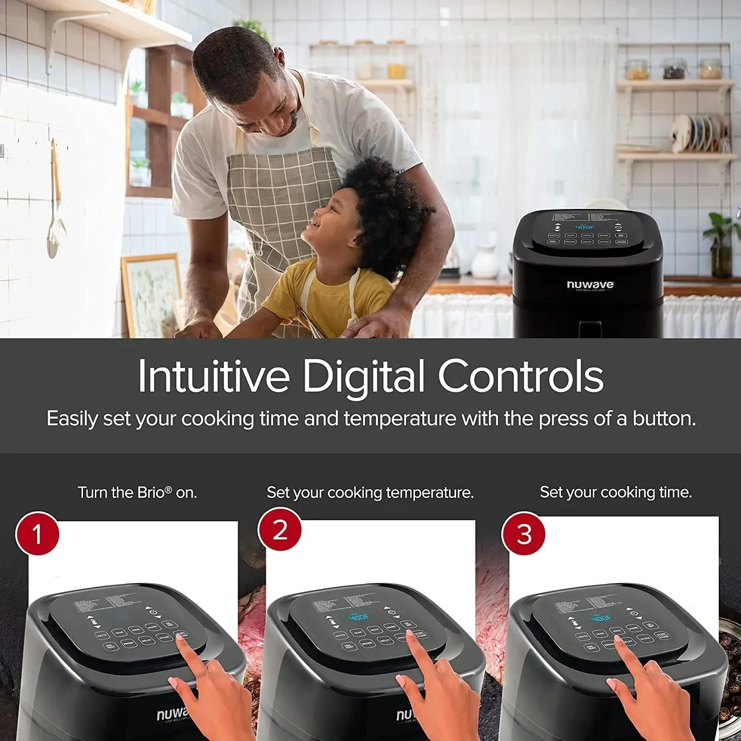 Nuwave Brio 6 QT Digital Air Fryer