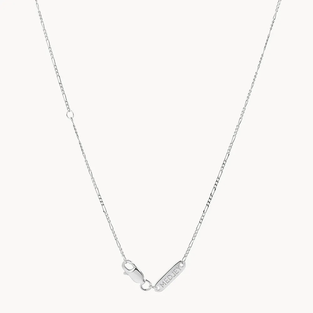 Oh So Fine Figaro Chain Necklace in Silver
