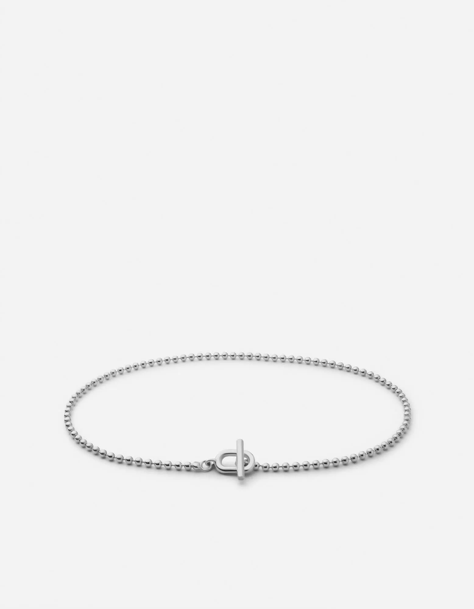 Orb 1.5mm Chain Bracelet, Sterling Silver