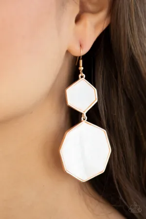 Paparazzi Vacation Glow - Rose Gold Earrings
