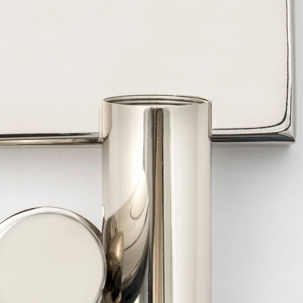 Paxton 2 Light Polished Nickel Sconce