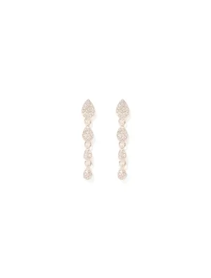 Perrie Pave Drop Earrings