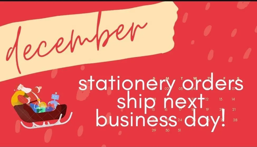 Personalized Holiday Stationery
