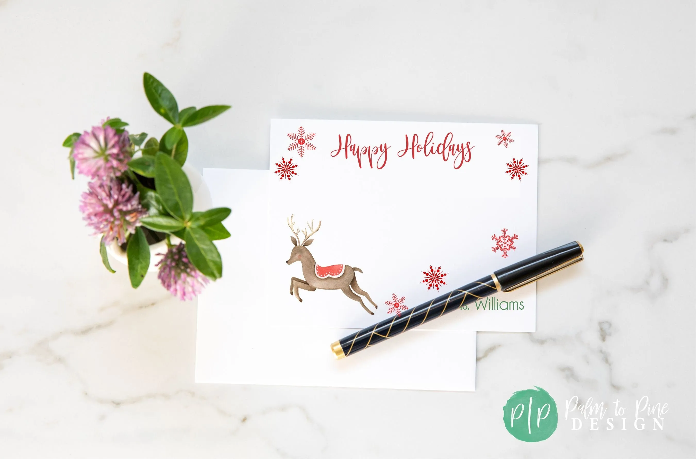 Personalized Holiday Stationery