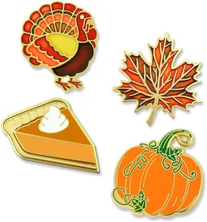 Pinmart Thanksgiving Autumn Enamel Lapel Pin