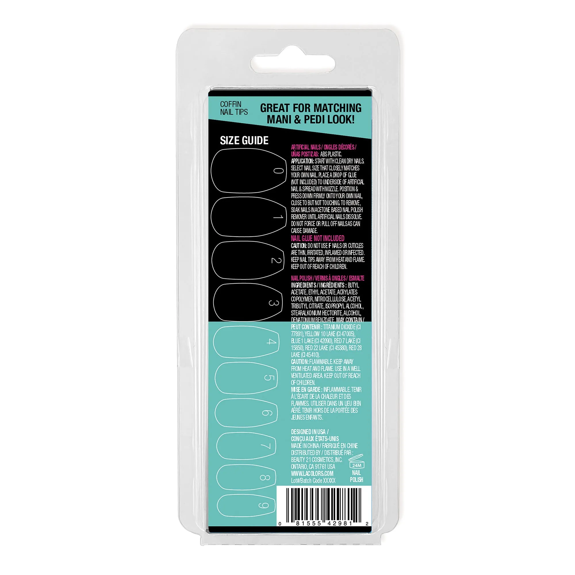 Pop On Nail Tips and Polish