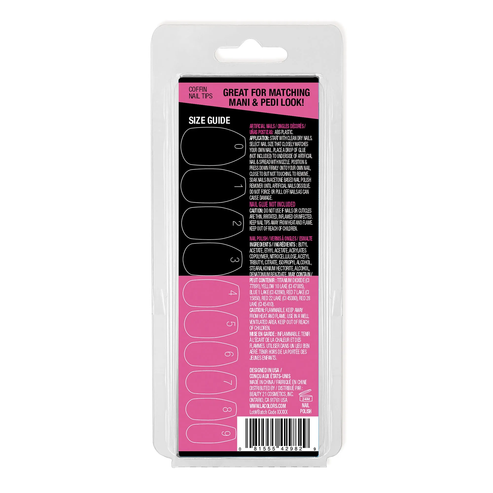 Pop On Nail Tips and Polish
