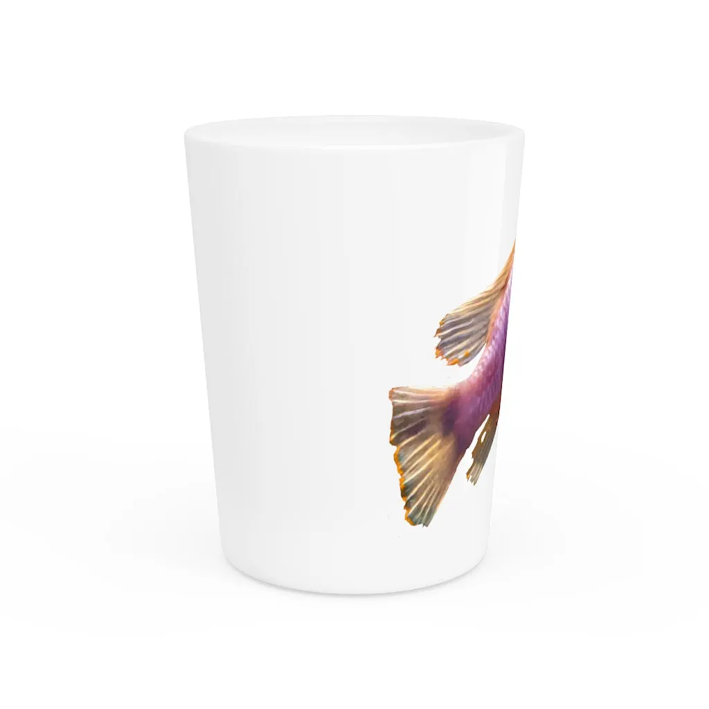 Purple Flower Shot Glass