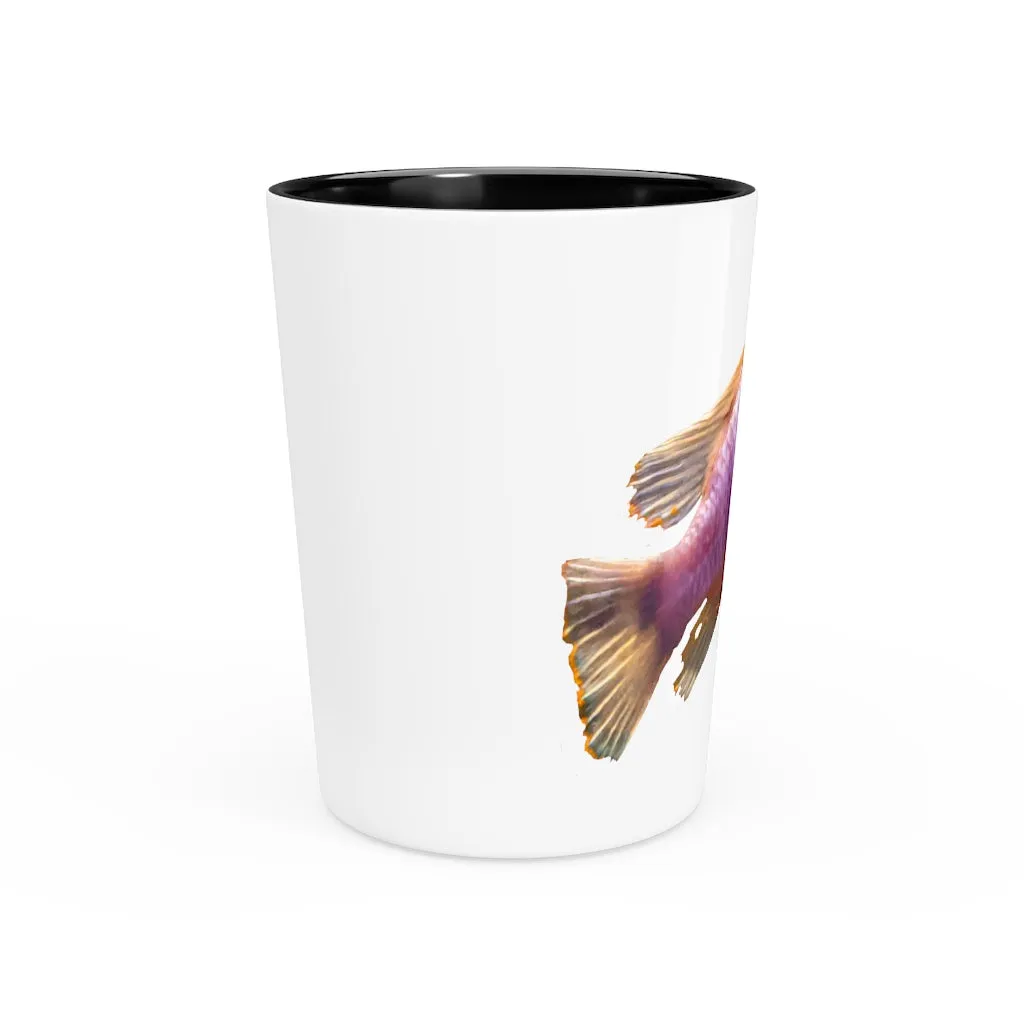 Purple Flower Shot Glass