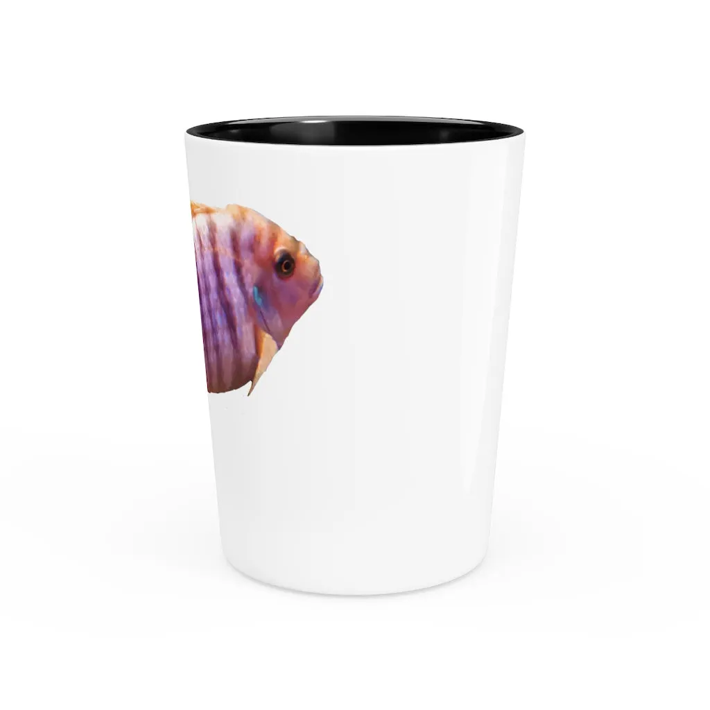 Purple Flower Shot Glass