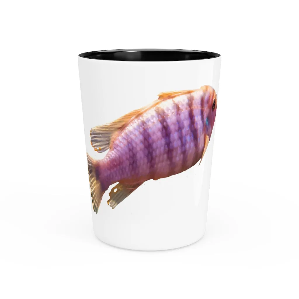 Purple Flower Shot Glass