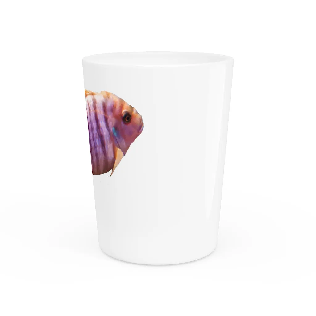 Purple Flower Shot Glass