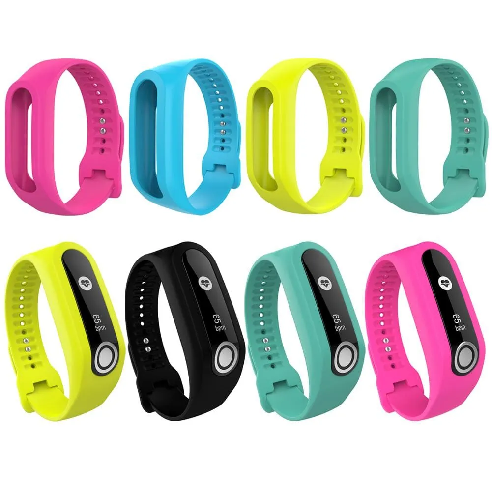 Replacement Silicone Watch Straps Compatible with the TomTom Touch