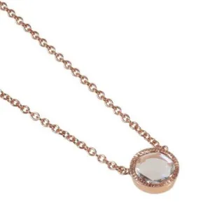 Rose Gold Diamond Necklace