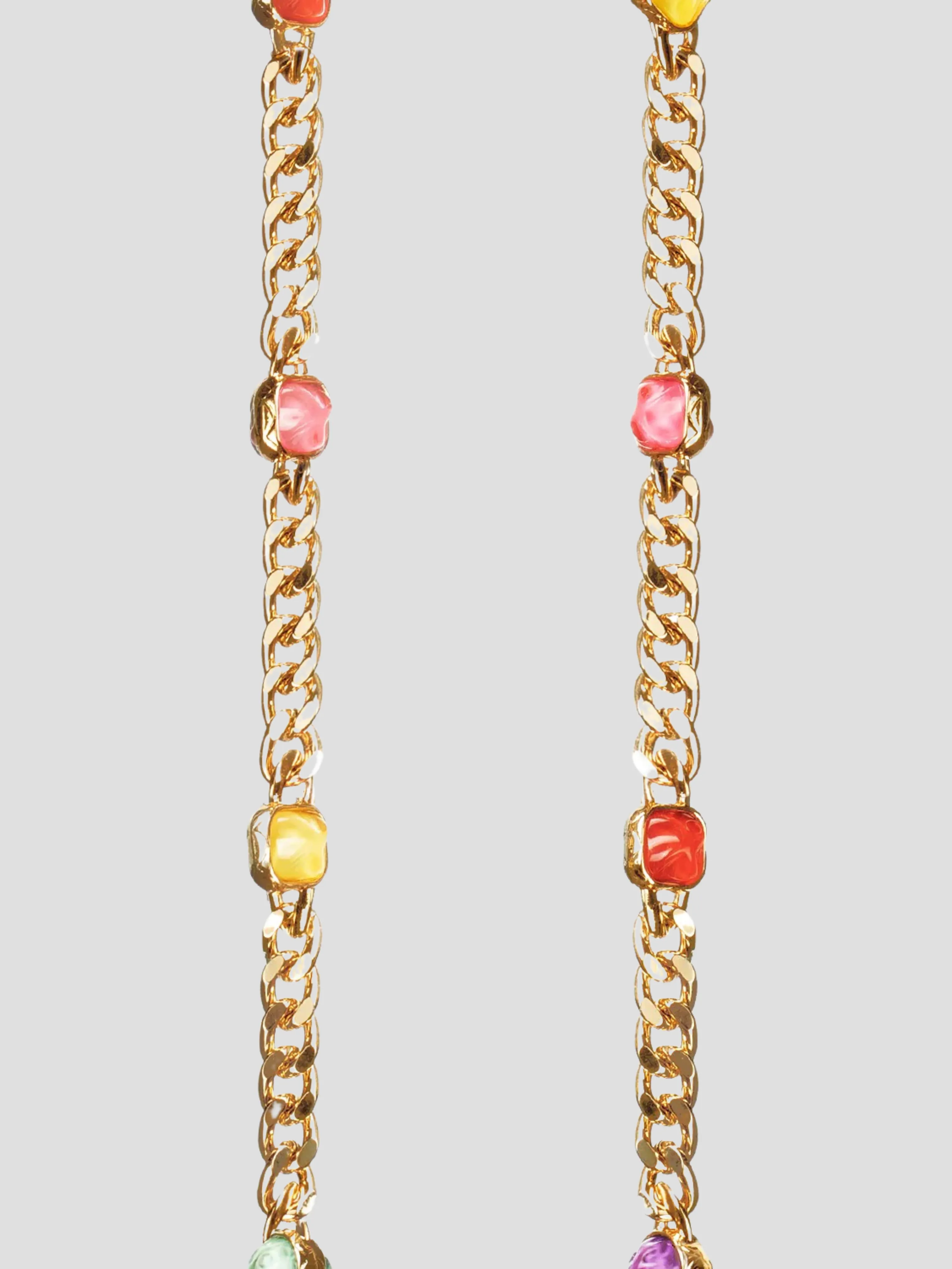 Ruby 47" Gemstone Phone Chain