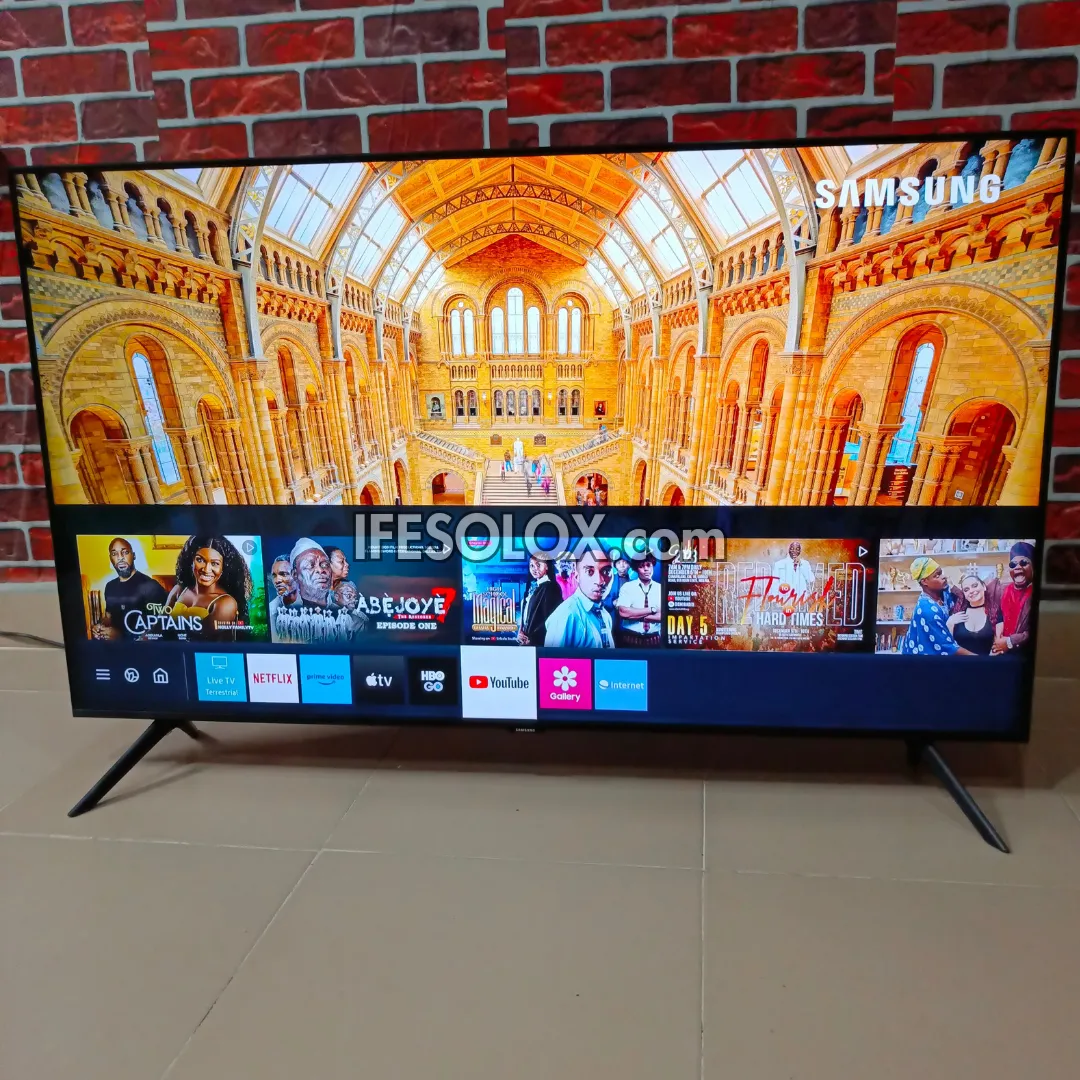 SAMSUNG 50 inch UE50TU8000 Series Premium Crystal UHD 4K Smart Frameless TV with Bluetooth, Miracast & AirPlay 2 - UK Used