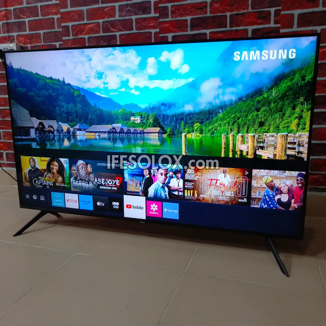 SAMSUNG 50 inch UE50TU8000 Series Premium Crystal UHD 4K Smart Frameless TV with Bluetooth, Miracast & AirPlay 2 - UK Used
