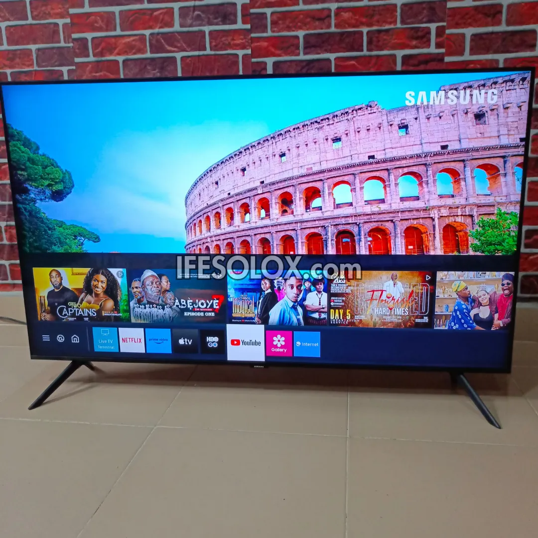 SAMSUNG 50 inch UE50TU8000 Series Premium Crystal UHD 4K Smart Frameless TV with Bluetooth, Miracast & AirPlay 2 - UK Used