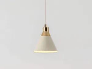 Sand grey cone pendant ceiling light