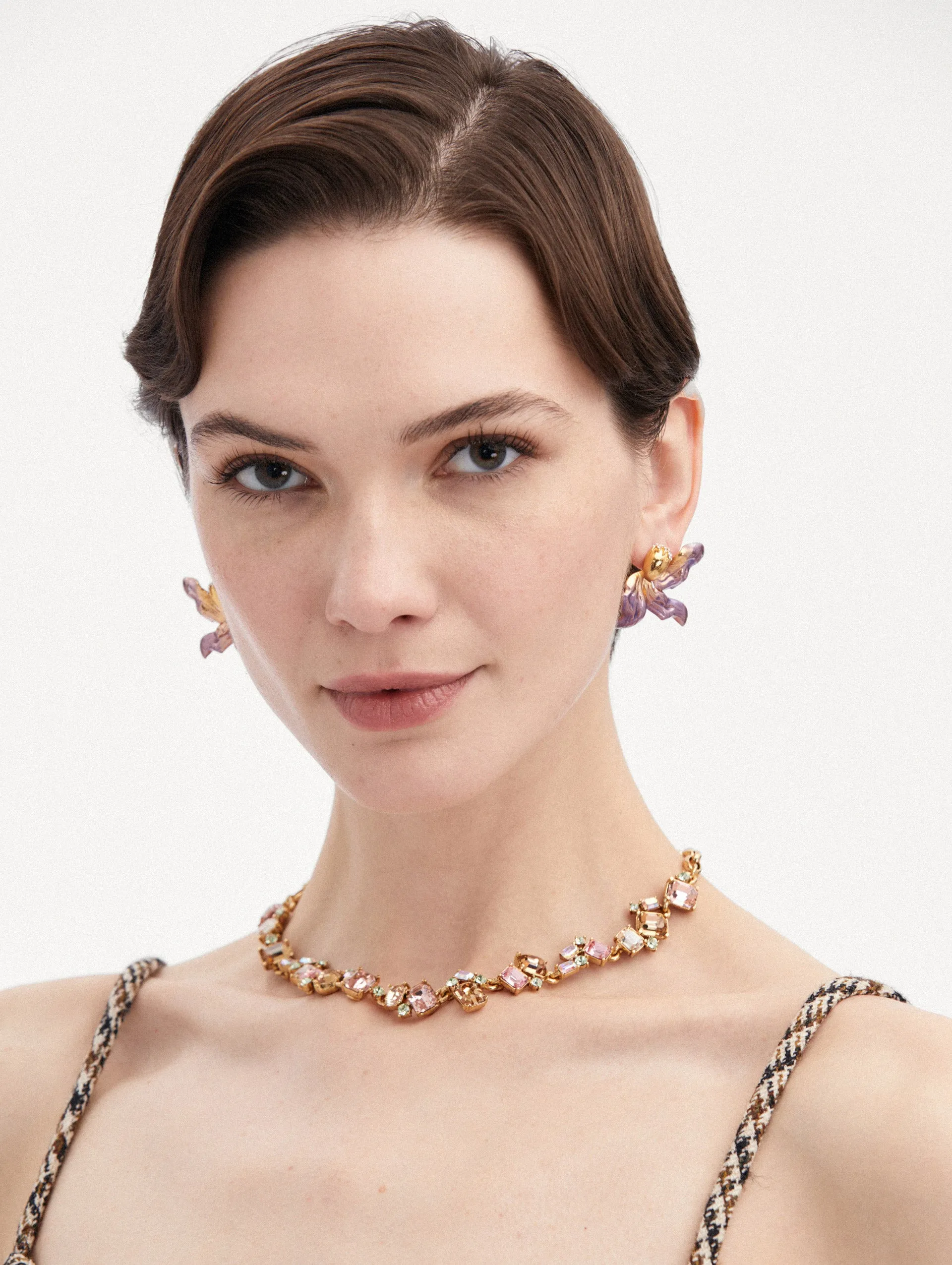Scramble Crystal Necklace