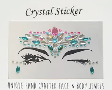Shimmering splendour Crystal Face & Body Jewels