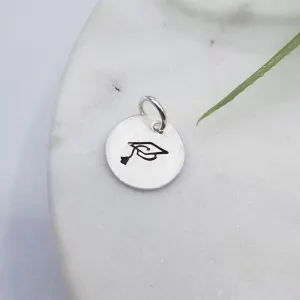 SMALL DISK GRADUATION CAP STAMP