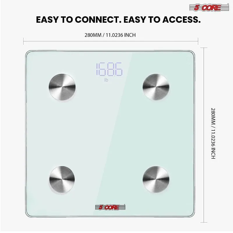 Smart Digital Bathroom Weighing Scale