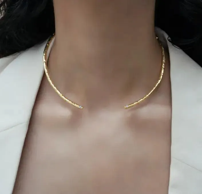 Smoky Quartz Swarovski Choker Necklace