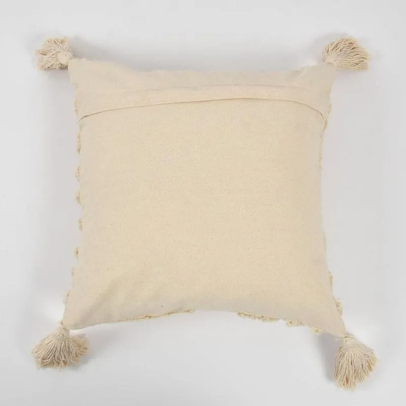 Sunflower Garden Tufted Cushion Cover - Set Of Two