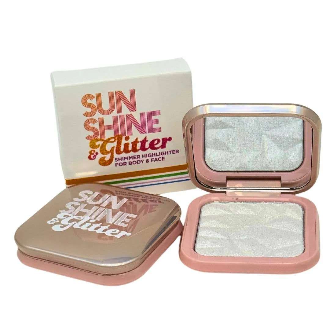 Sunshine & Glitter Highlighter Shimmer Compacts