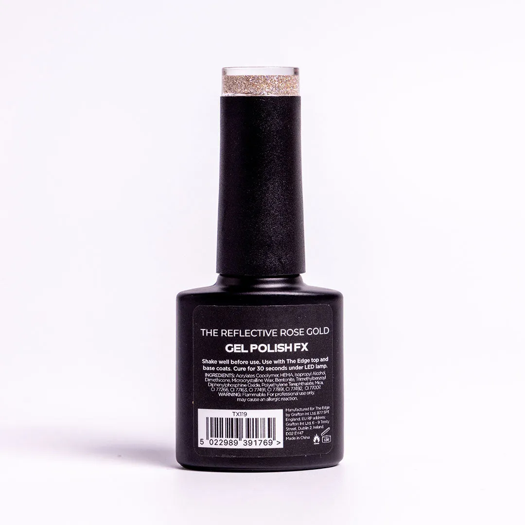 The Reflective Rose Gold Gel FX Gel Polish