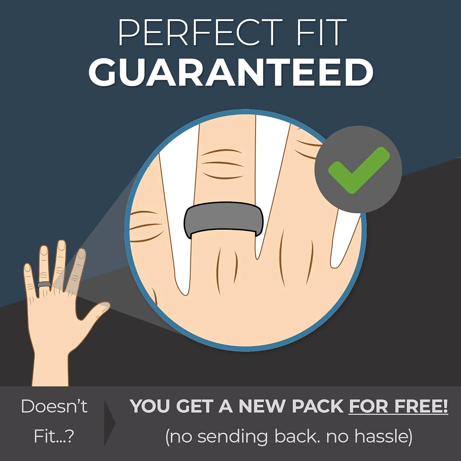 ThunderFit Silicone Wedding Rings for Men, Flat Step Edge Rubber Engagement Bands 10mm Wide 2.5mm Thick - 1/4/7 Variety Multipack