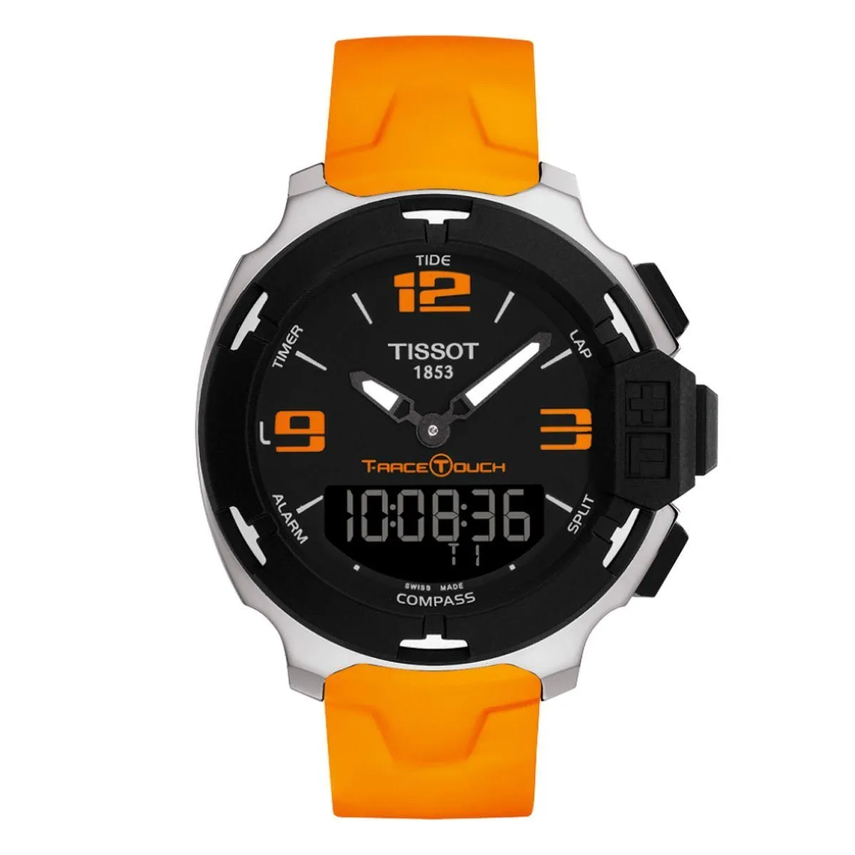 TISSOT T-RACE TOUCH ORANGE RUBBER BAND
