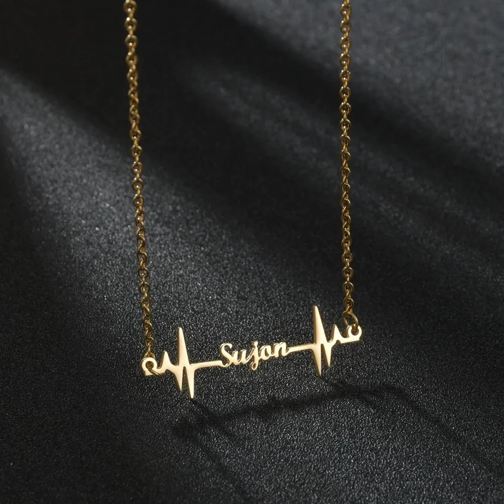 Unique Custom and Personalized Name Pendant Necklace