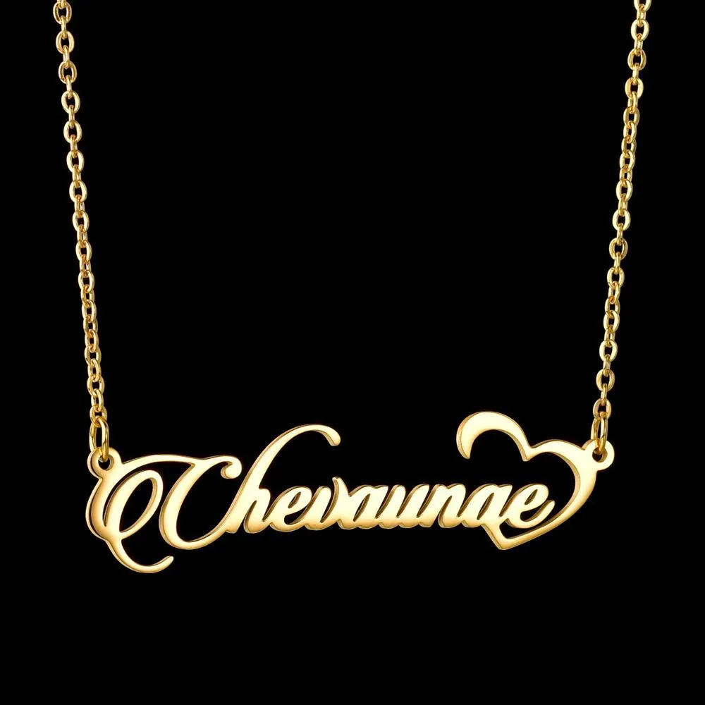 Unique Custom and Personalized Name Pendant Necklace