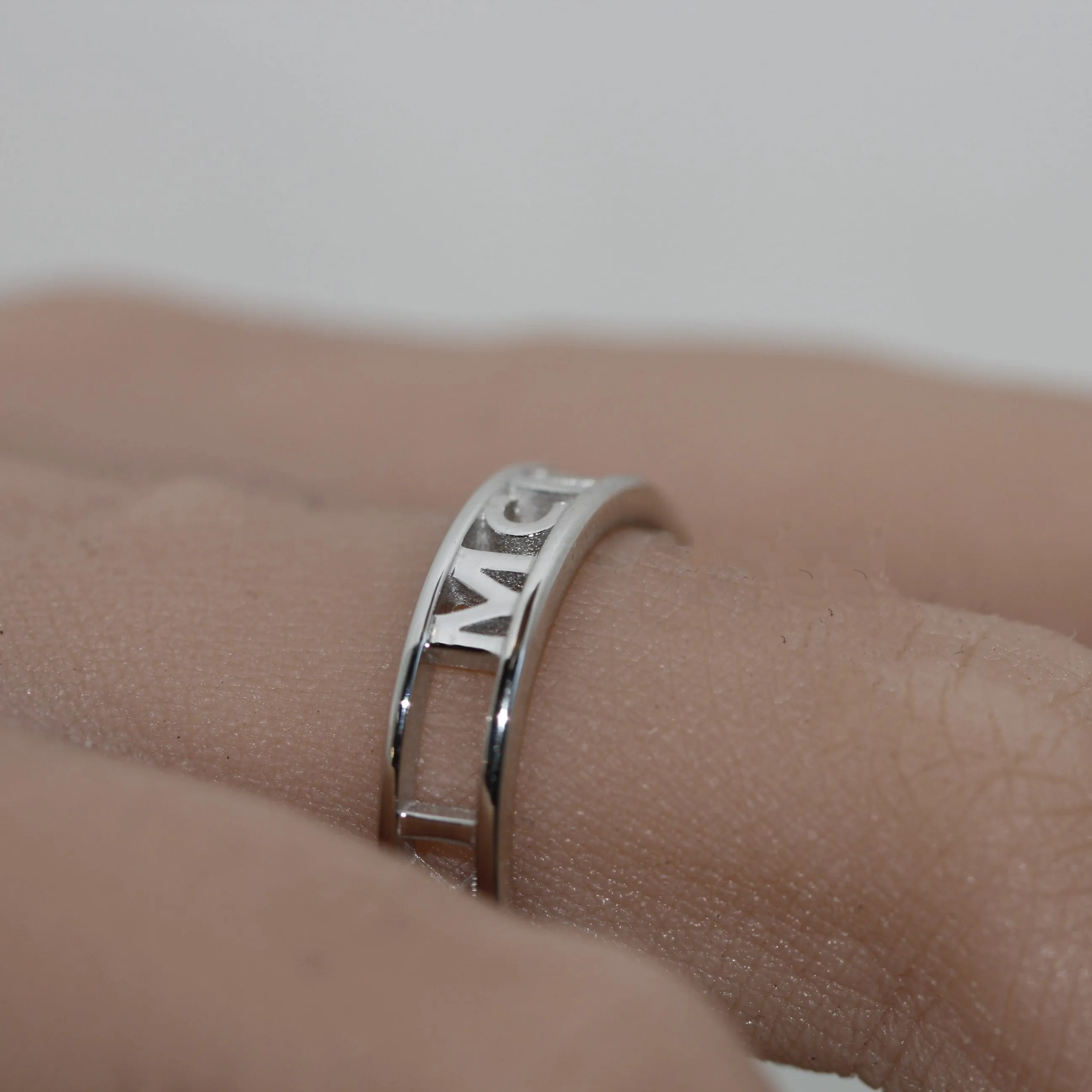Unique Gift Personalized Ring Custom Roman Numeral Ring