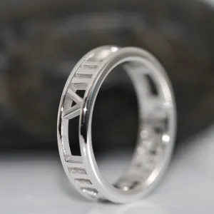 Unique Gift Personalized Ring Custom Roman Numeral Ring