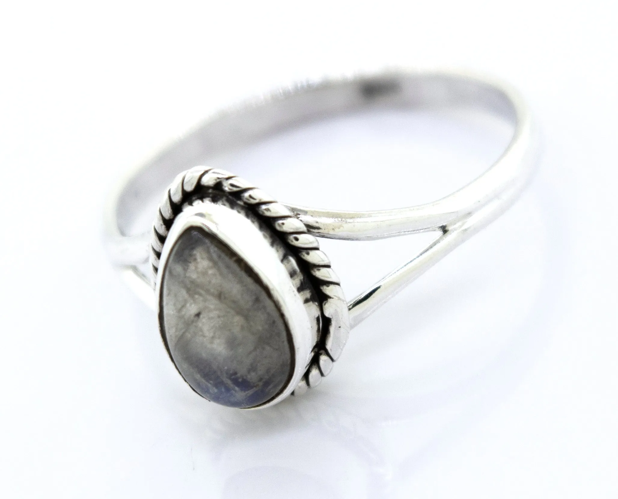 Vibrant Teardrop Shape Stone Ring