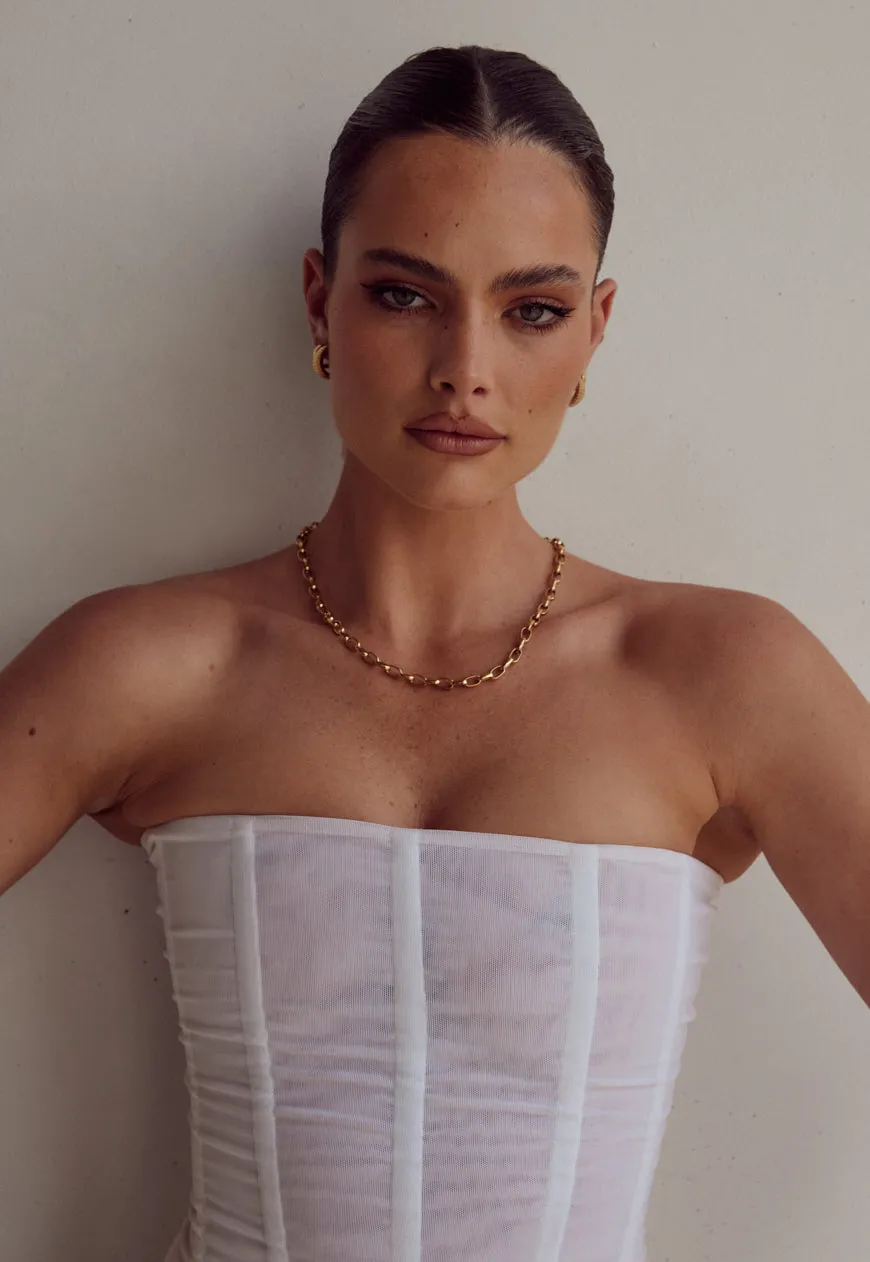 Violeta Link Necklace | Gold
