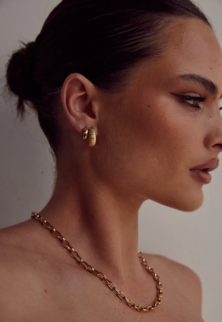 Violeta Link Necklace | Gold