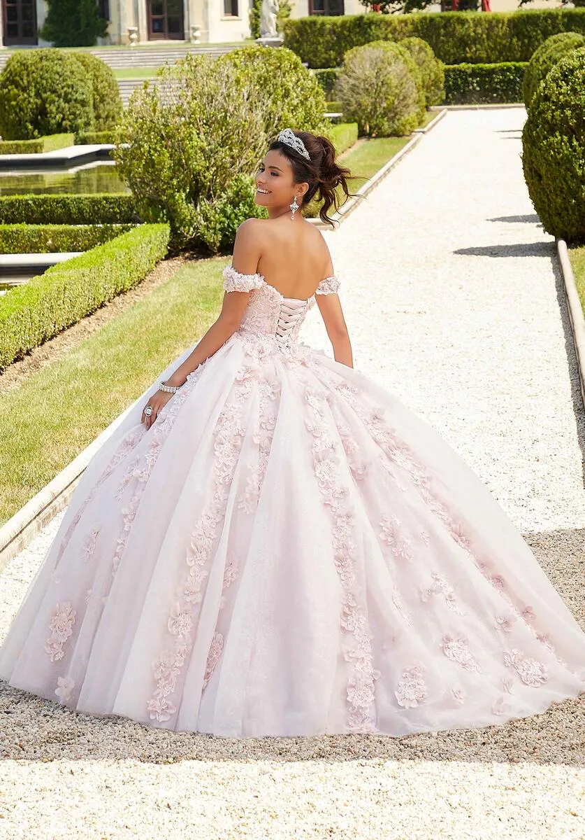 Vizcaya by Morilee Beaded Lace Quince Dress 89301